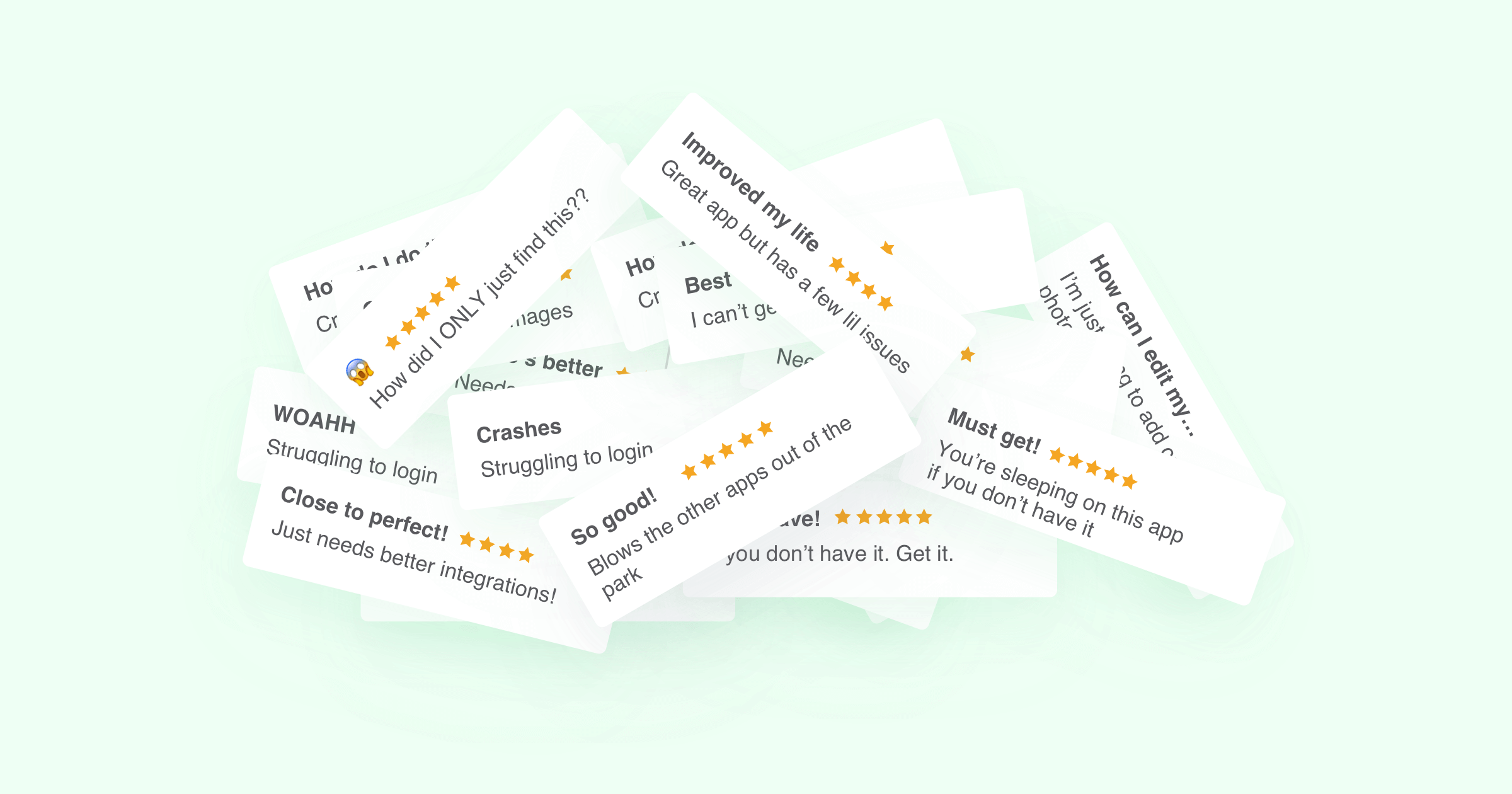 10 ways to get more & better reviews for your app diagram